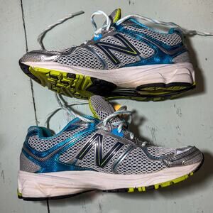 New Balance 880v2 Silver Blue Lime Green Running Shoes Sneakers Women’s
